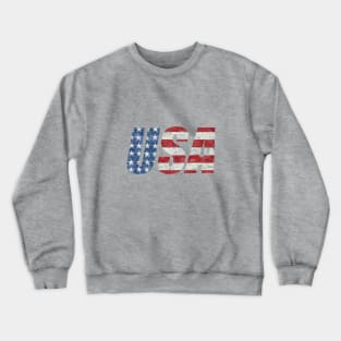 USA Stars and Stripes Crewneck Sweatshirt